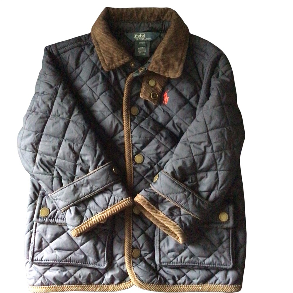 Ralph Lauren Polo Quilted Water-Repellent Jacket, Size 2t